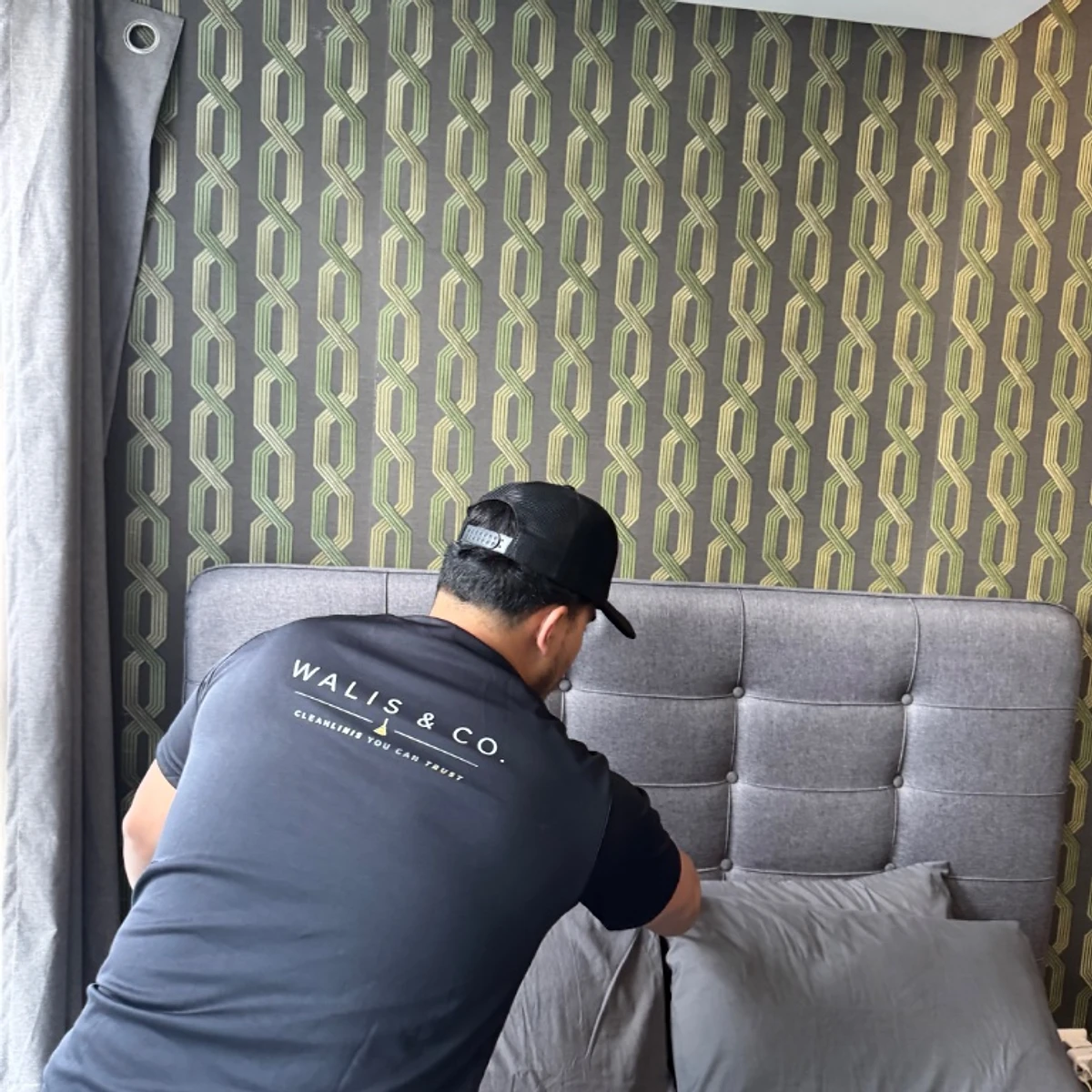 Walis & Co. crew member — Bedroom reset