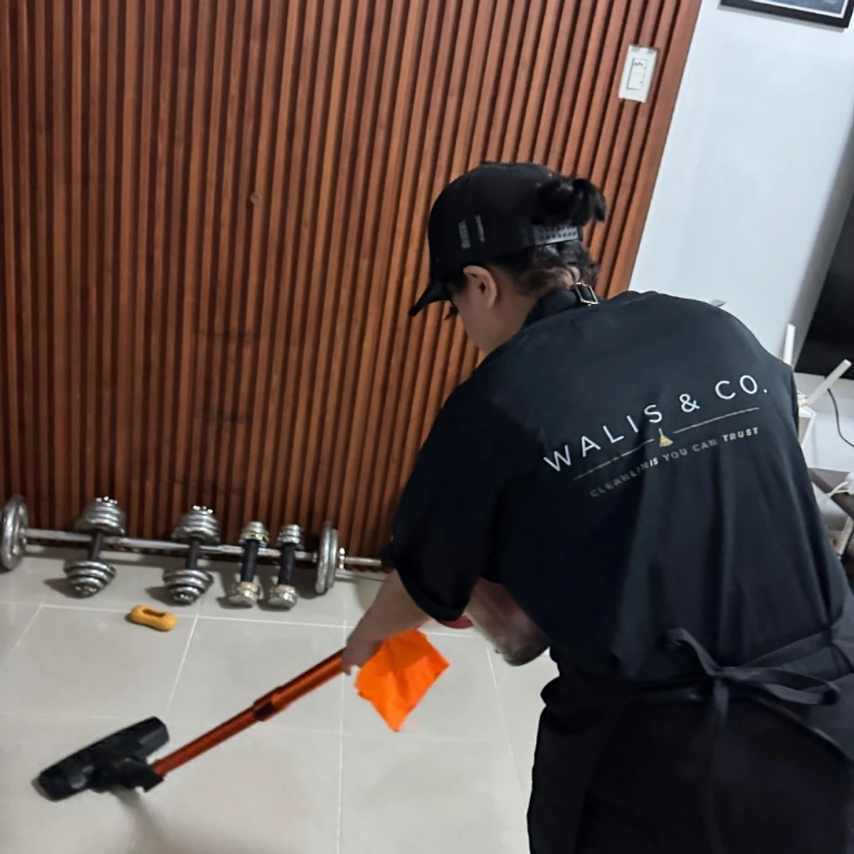Walis & Co. crew member — Precision floor care