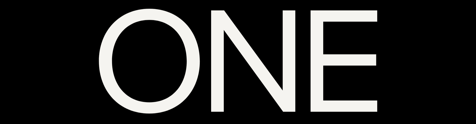 ONE