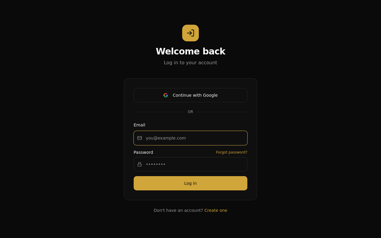 course to app template preview