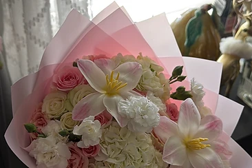 Finished Pink Bouquet