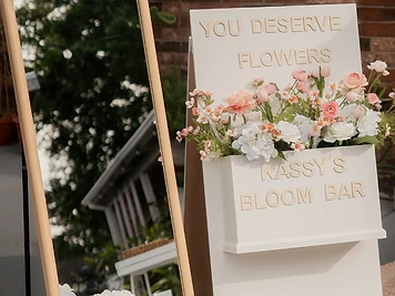 A Bloom Bar setup