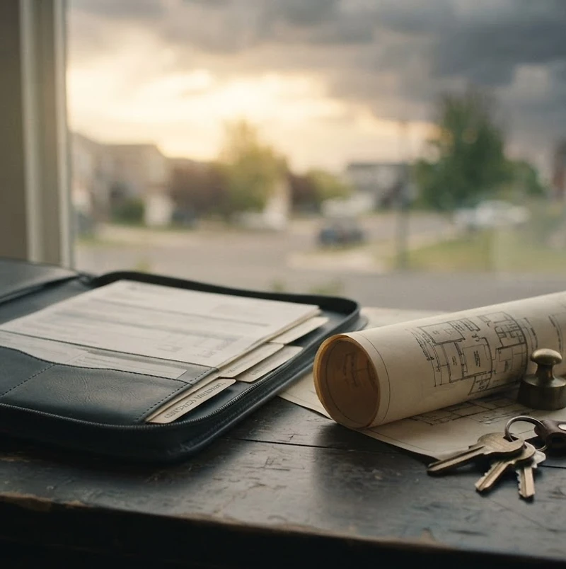 Home records and keys prepared for review
