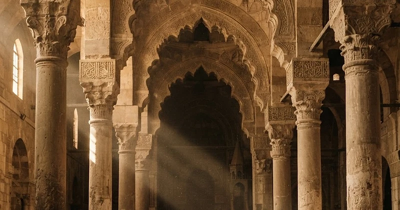 Ancient stone architecture of Gaza's old city