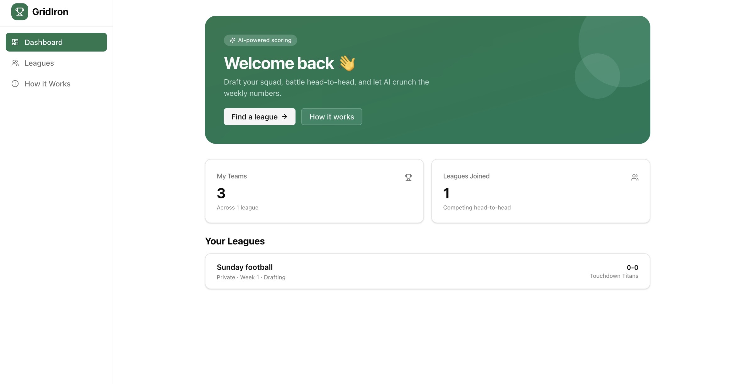 Fantasy Football template preview