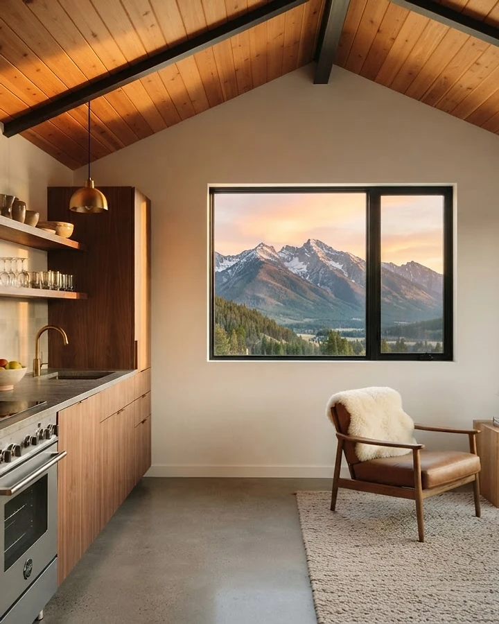 Interior of a factory-built Montana home
