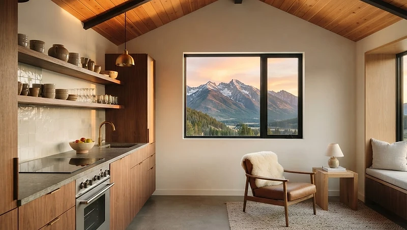 Interior of a modern Montana ADU