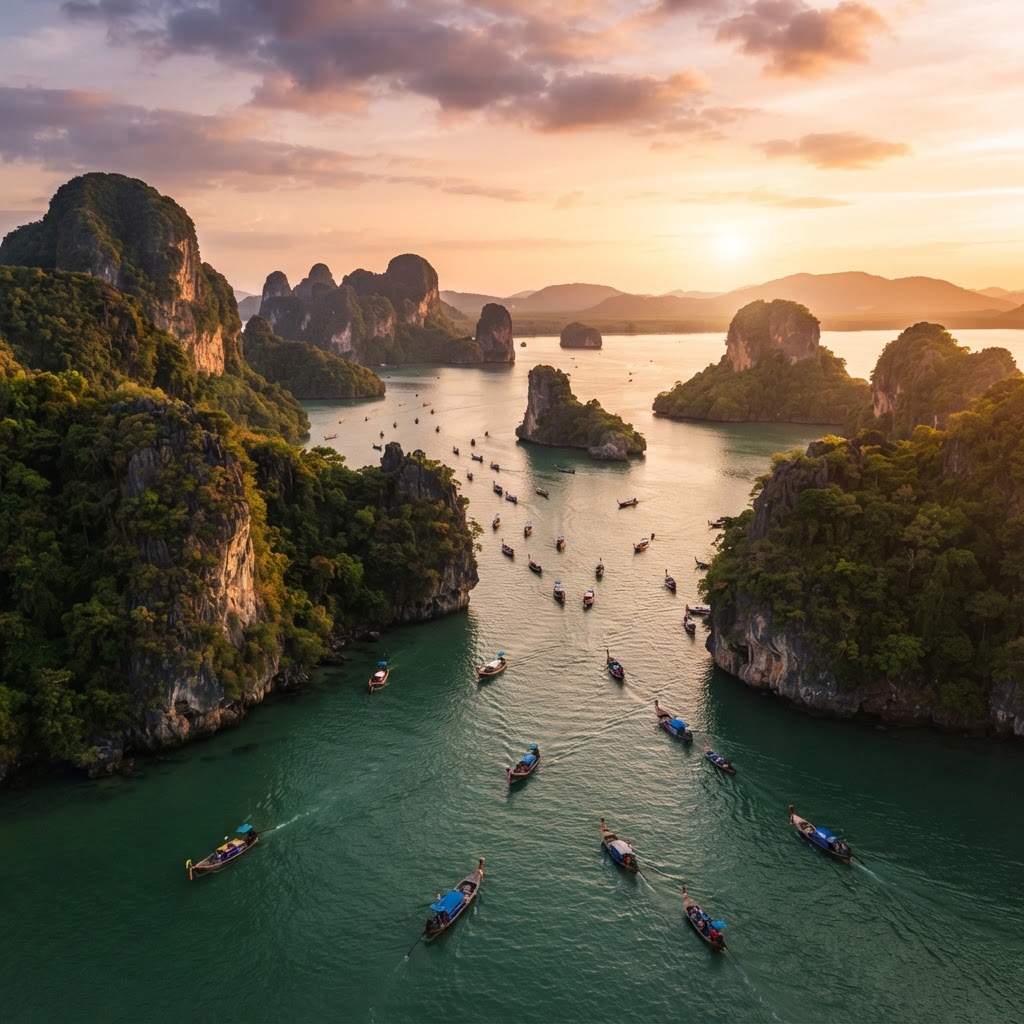 Thailand aerial view