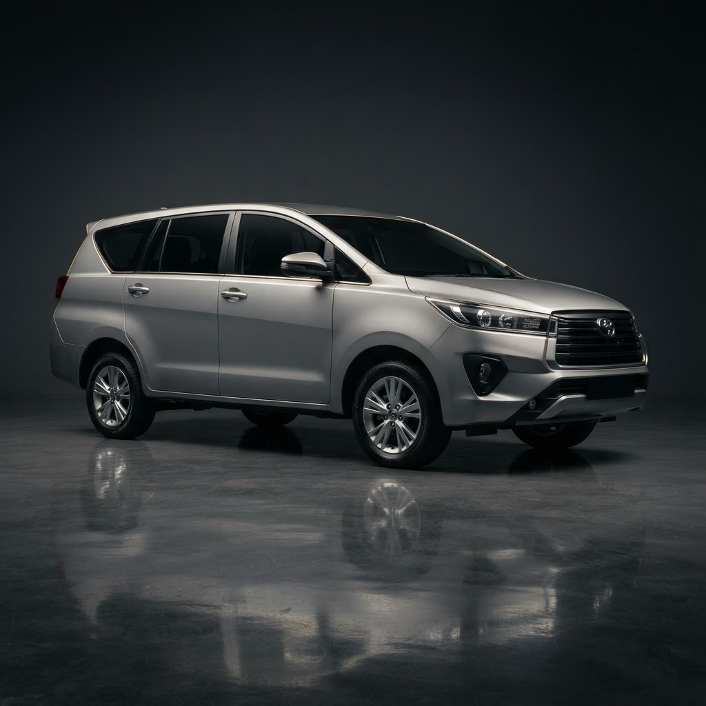 Silver multipurpose rental vehicle