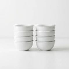 Ceramic Rice Bowl 8-Pack
