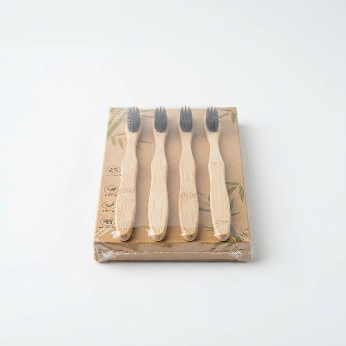 Bamboo Toothbrush 4-Pack