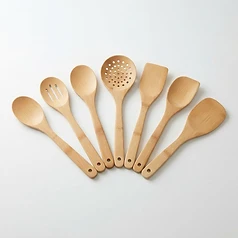 Bamboo Kitchen Utensil Set 7-Piece