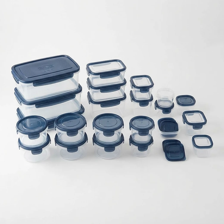 Plastic Food Container Set 25-Piece