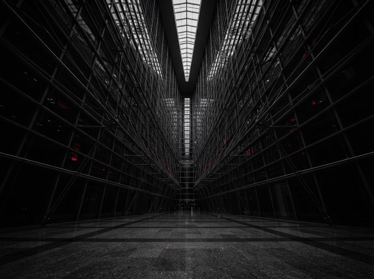 Architectural atrium representing leadership and growth