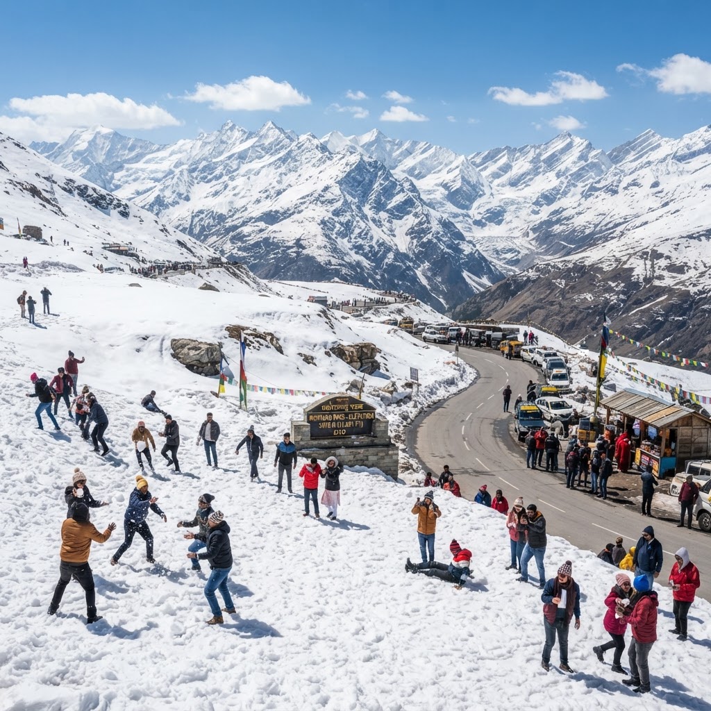Manali to Rohtang Pass