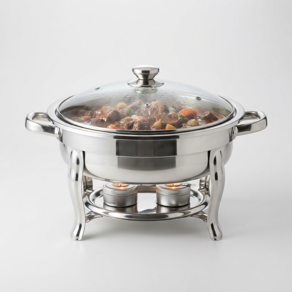 Round chafing dish