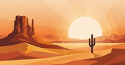 Deserts illustration