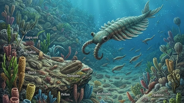 Cambrian explosion — illustration