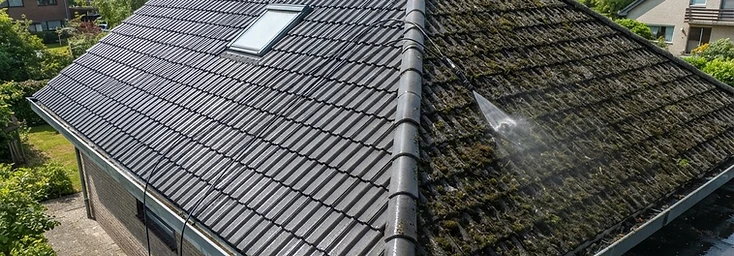 Nettoyage et démoussage d'une toiture à Vincennes par LMC Couverture