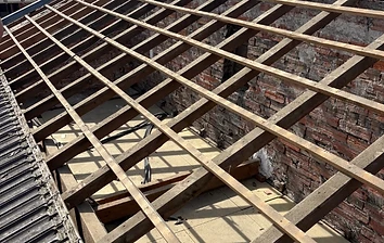Rénovation tuiles mécaniques — vue de faîtage