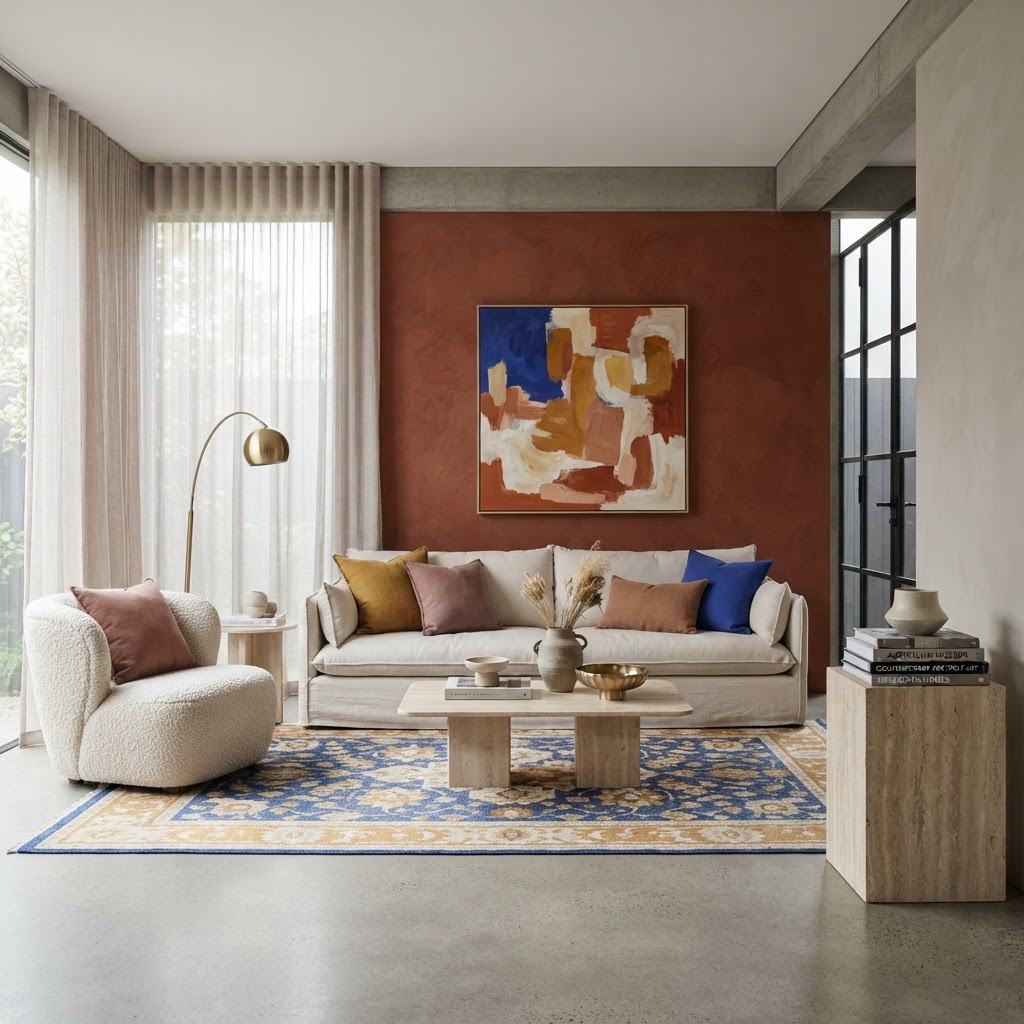 Light-filled Melbourne interior blending residential and commercial spaces