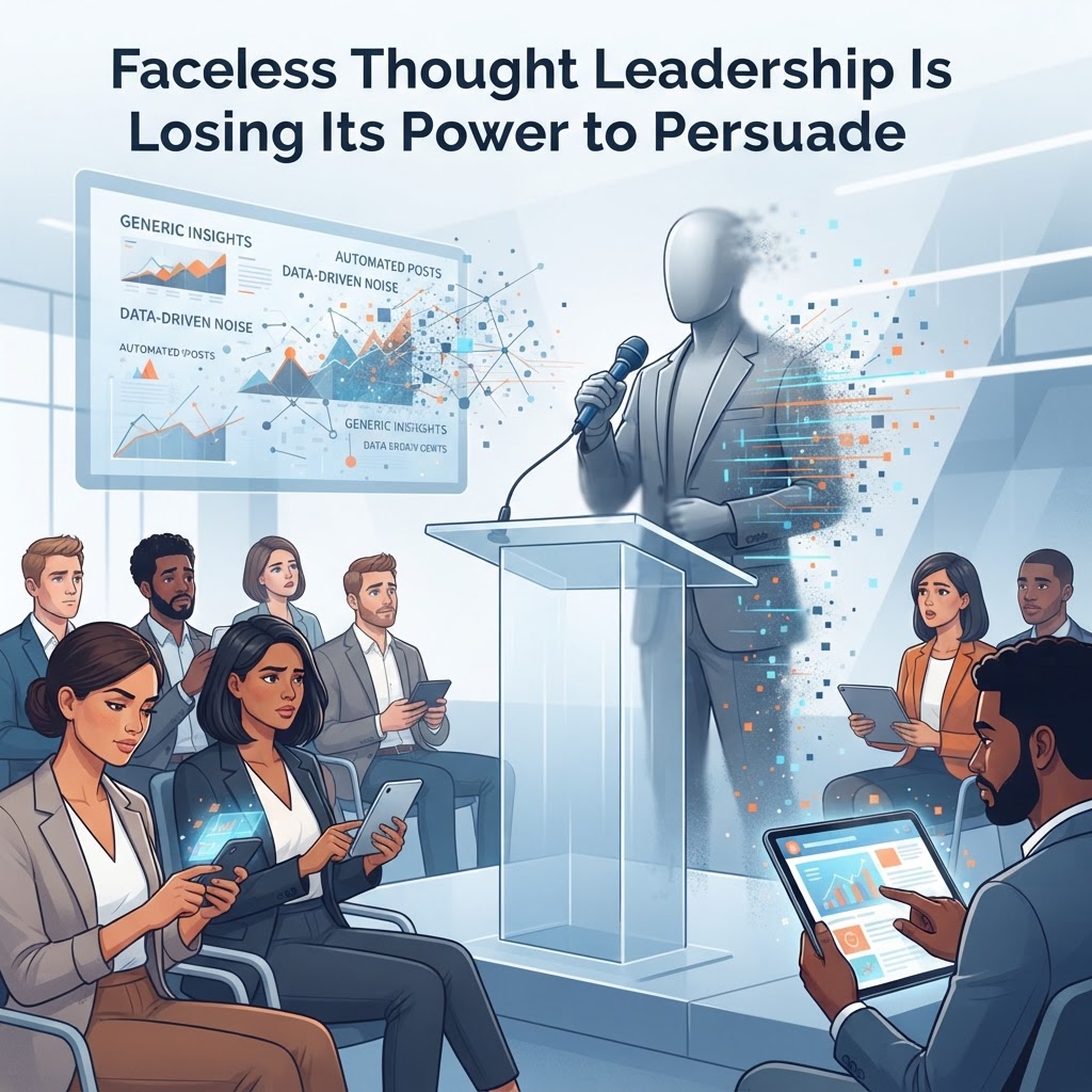 Faceless Thought Leadership Is Losing Its Power to Persuade