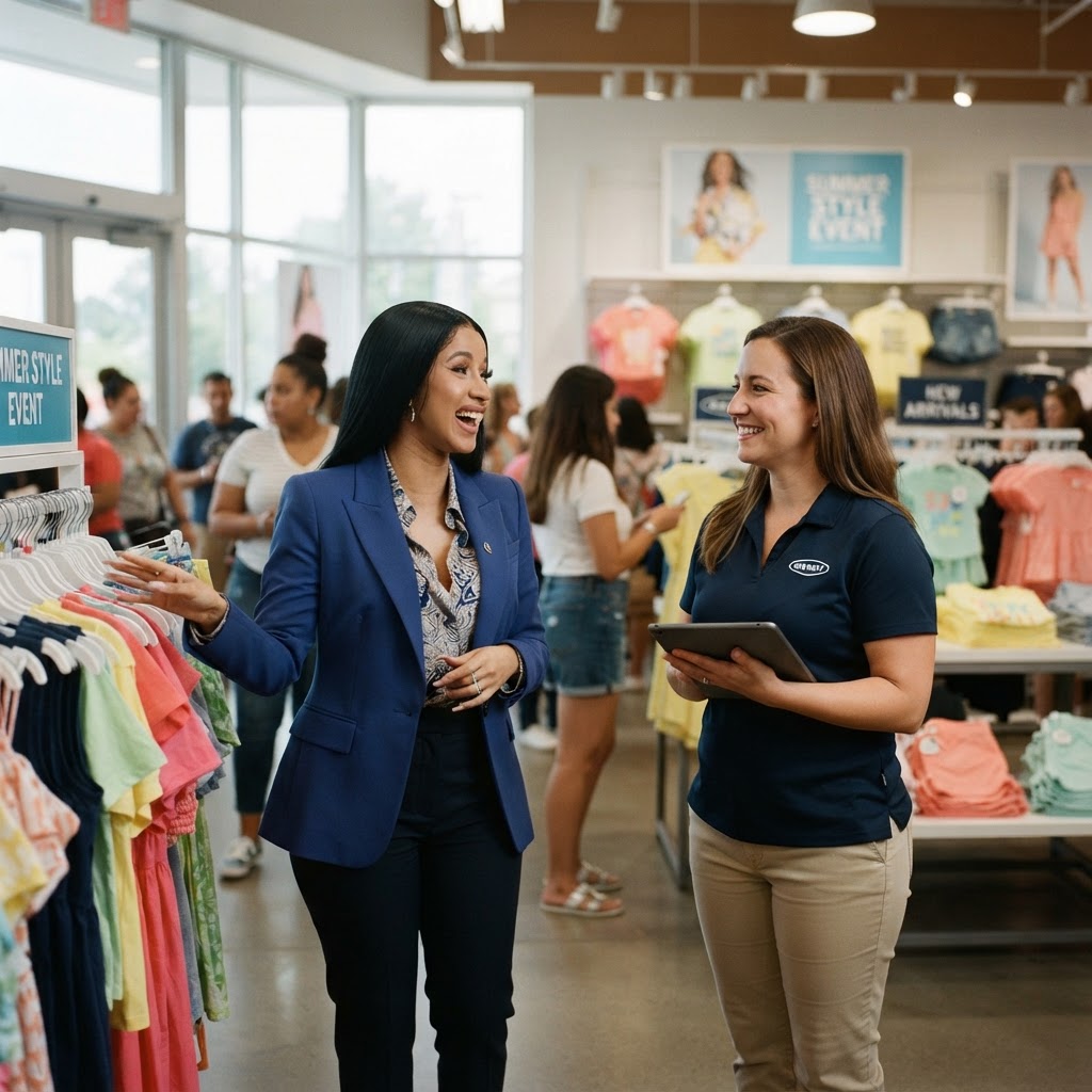 Old Navy Leverages Celebrity Partnership Amidst Challenging Retail Foot Traffic