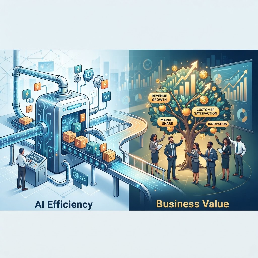 Improved AI performance does not always guarantee a boost in corporate market value.