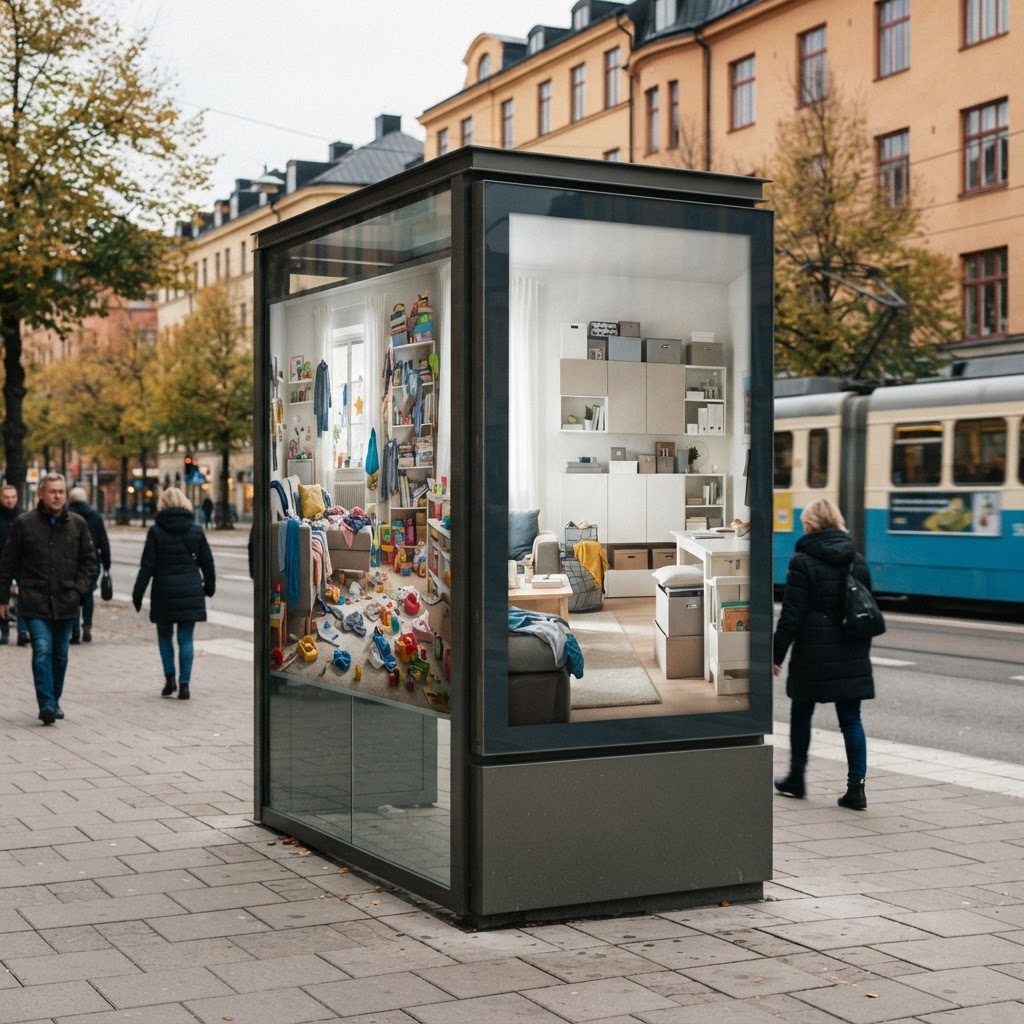 Ikea Deploys Dual-Sided Billboard Strategy Across Sweden