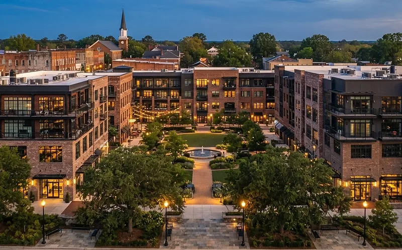 Architectural rendering of 57 East in Downtown Newnan, Georgia