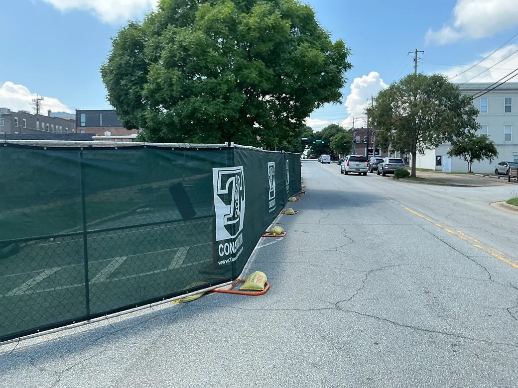 Why the Parking Spaces Along East Broad Street Are Closed