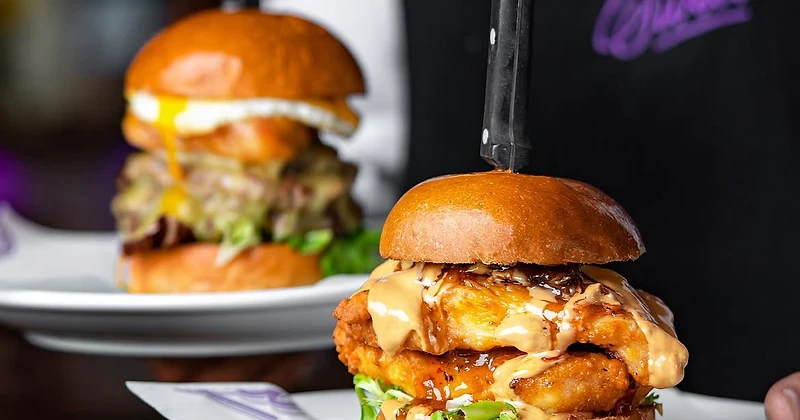 Best burger of the month in Manchester at Sweet Diner