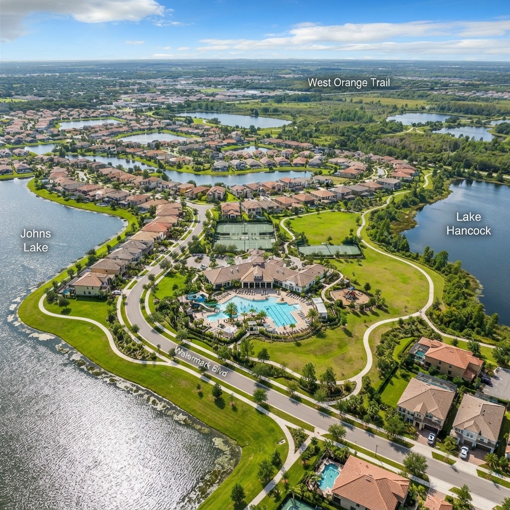 Winter Garden Realtor touring model homes with builder representatives