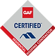 GAF Certified Residential Roofing Contractor badge