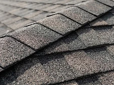 Architectural shingle roof texture detail