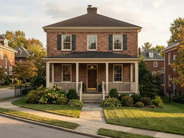 Suburban Pittsburgh home exterior