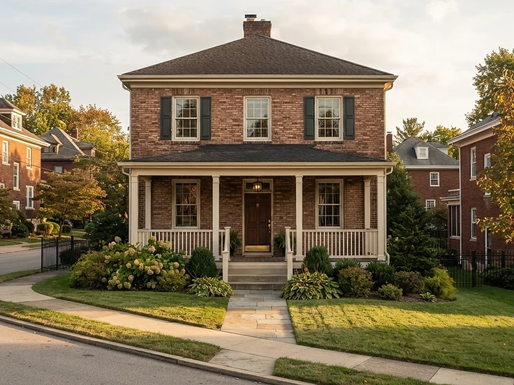 Suburban Pittsburgh home exterior