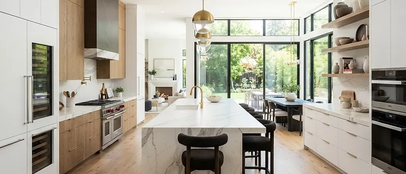 Completed luxury kitchen renovation