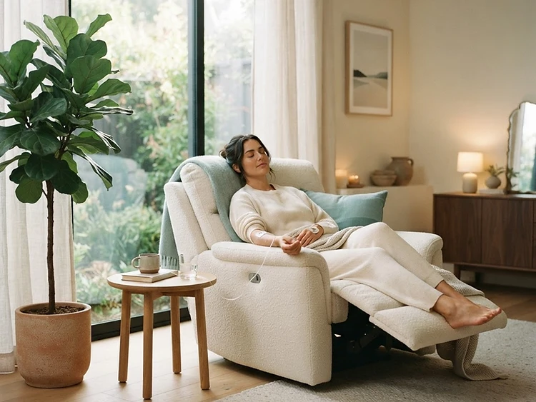 A serene private wellness infusion suite