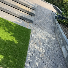 Tuinpad invalide bestendig en traptreden