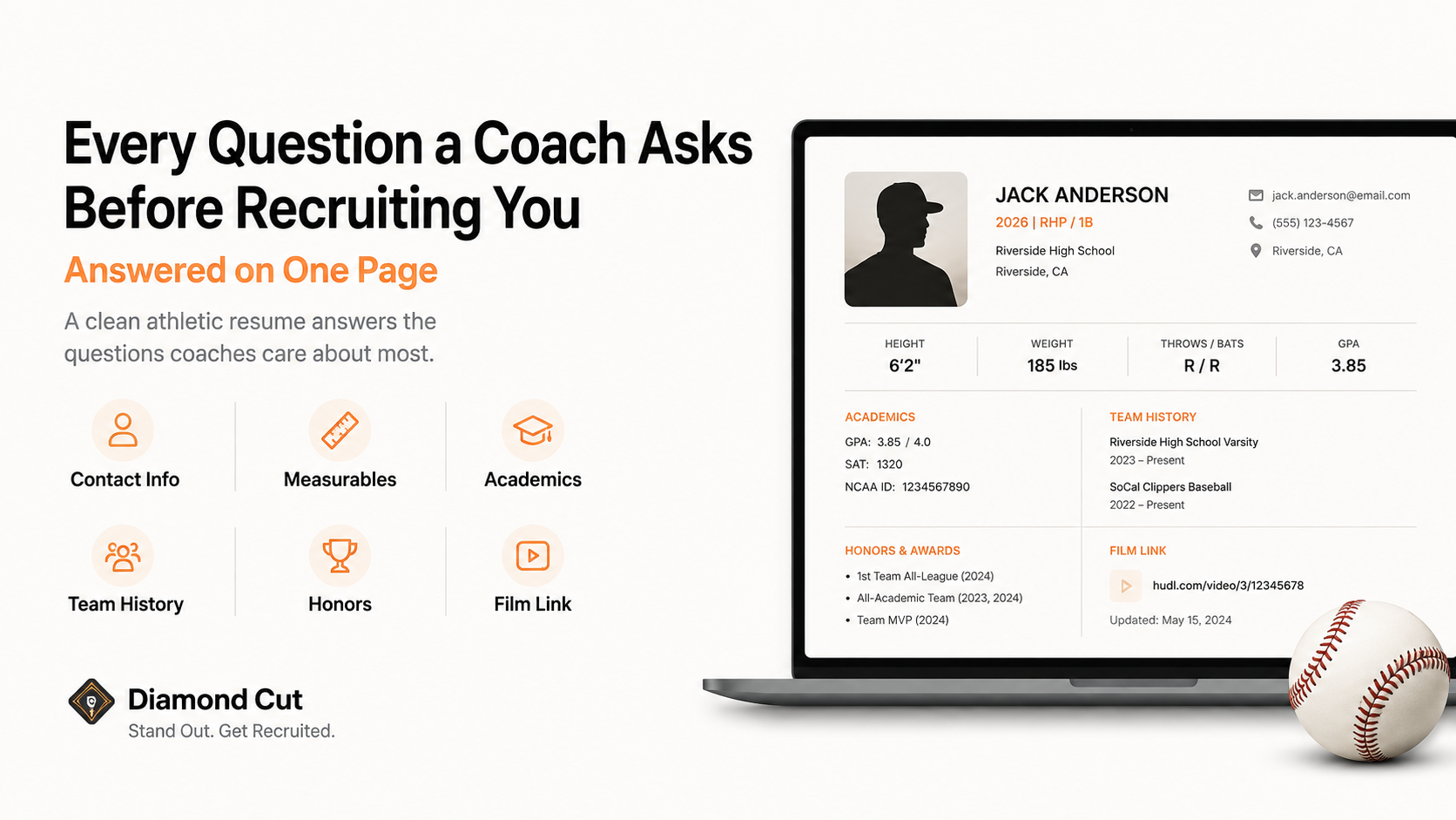 Every Question a Coach Asks Before Recruiting You — Answered on One Page