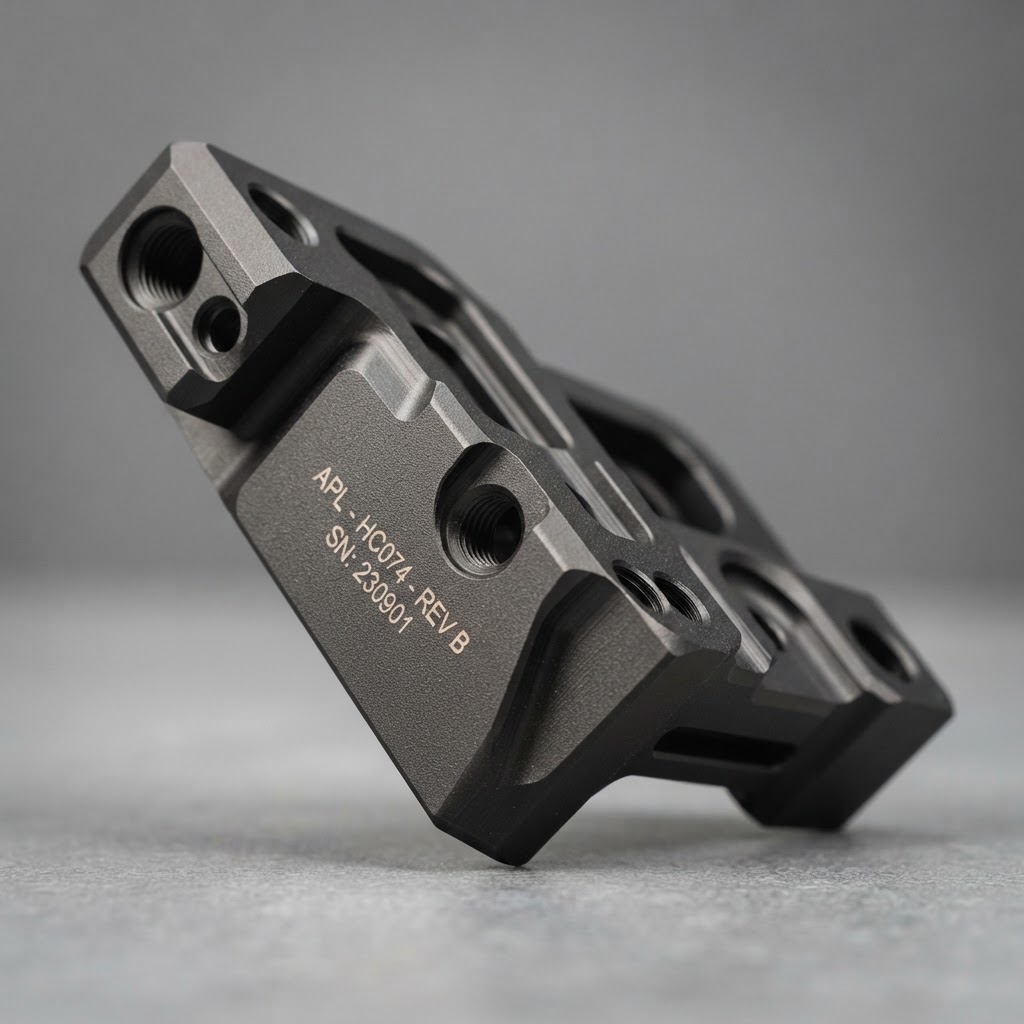Hardcoat Anodising Type III sample