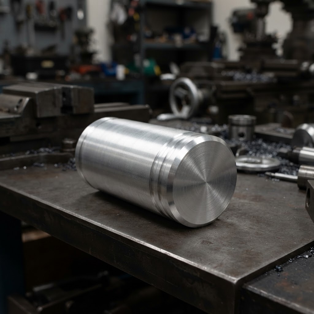 Aluminium 6082-T6 machined sample