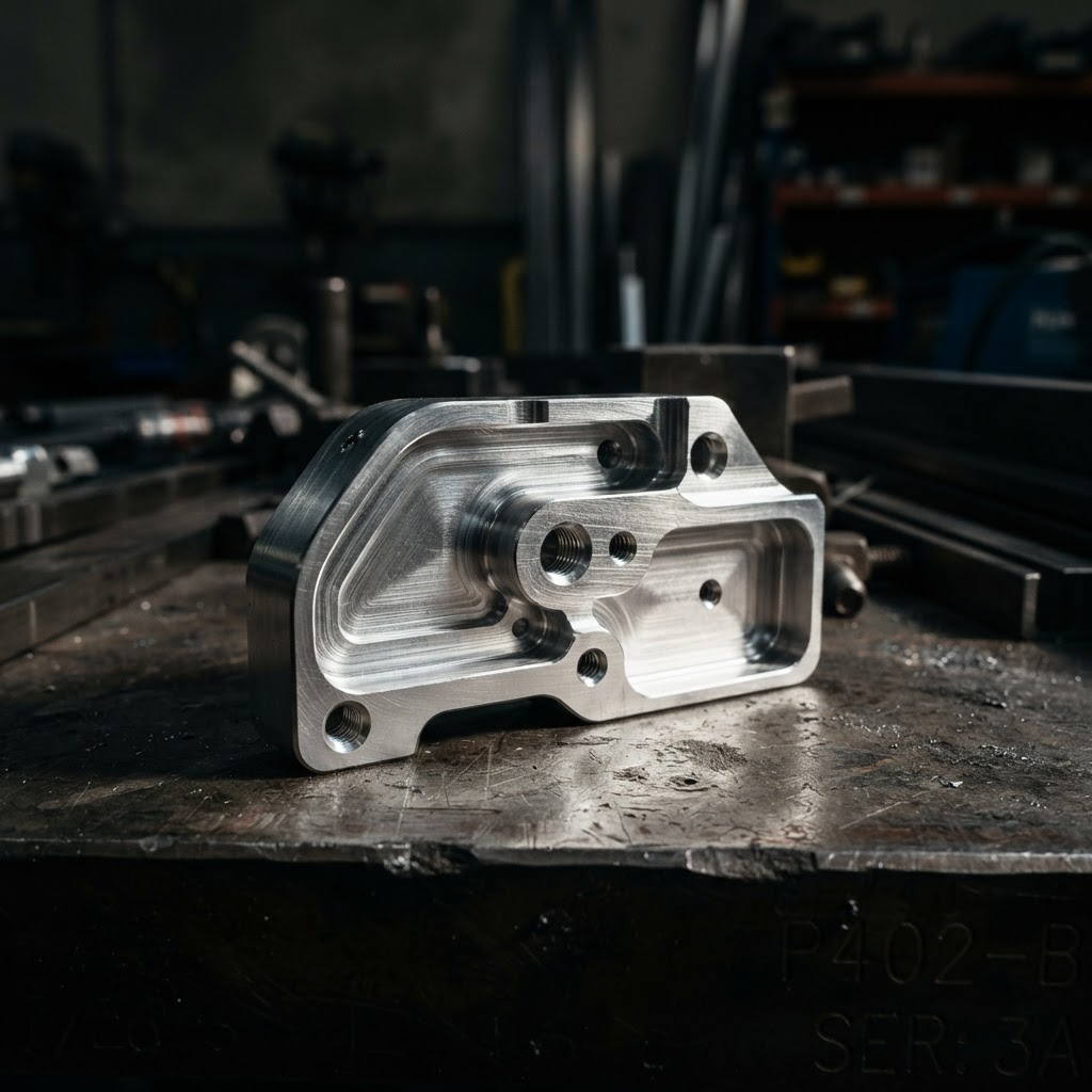 Precision CNC machined aluminium part
