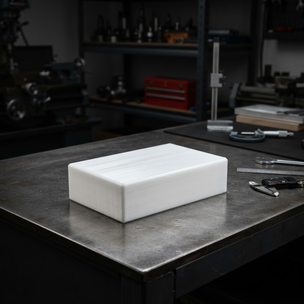 Delrin (POM) machined sample