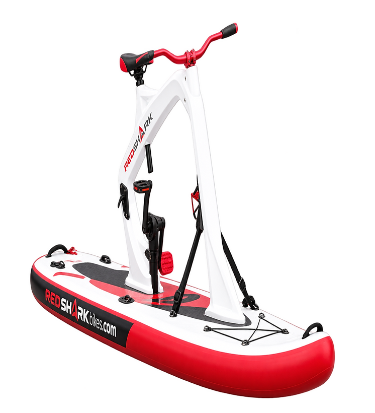 Red Shark paddle bike