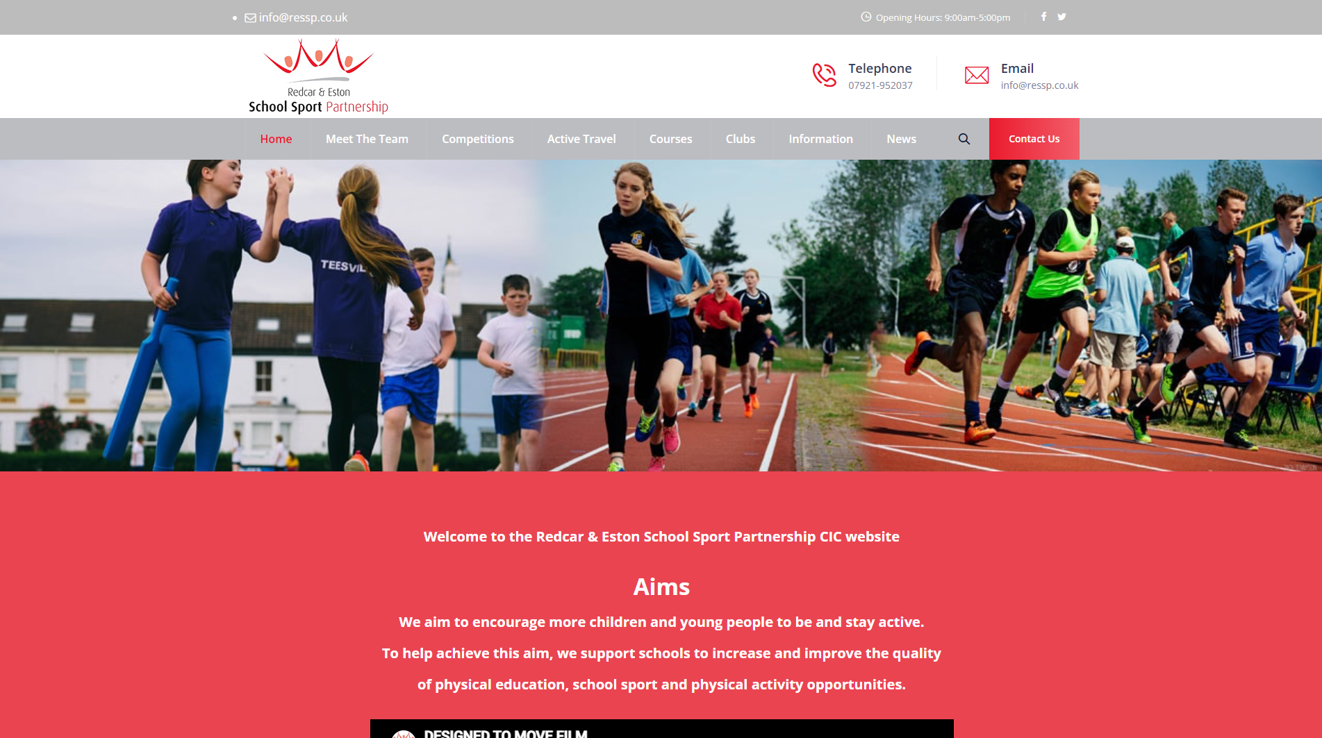 Redcar & Eston SSP website designed by Klik Digital