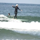 Megane, atleta de longboard da Academia em Vila do Conde — aprender longboard com o Gaio