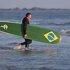 Marcos, atleta de longboard da Academia em Vila do Conde — aprender longboard com o Gaio