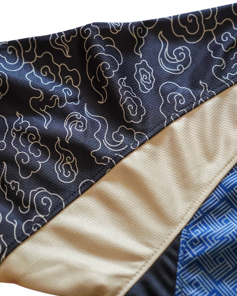Maillot Héritage Asie - Royal Blue/Gold/Black - NOSA CO.